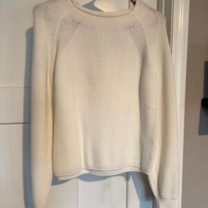 Elegant White Women's Sweater